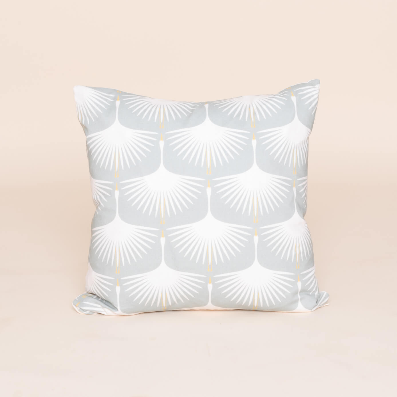 Kate Rhees Art Deco Swan Grey Pigeon 18x18” Cushion Cover