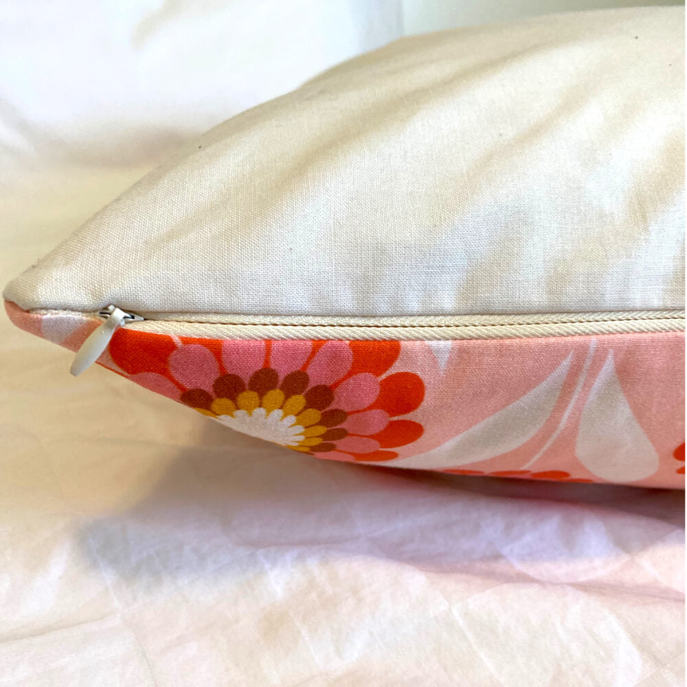 Kate Rhees Vintage Dahlias Pinks 20x20” Cushion Cover