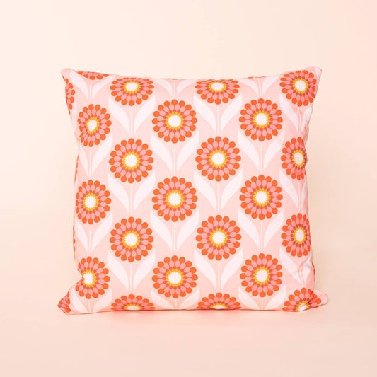 Kate Rhees Vintage Dahlias Pinks 20x20” Cushion Cover