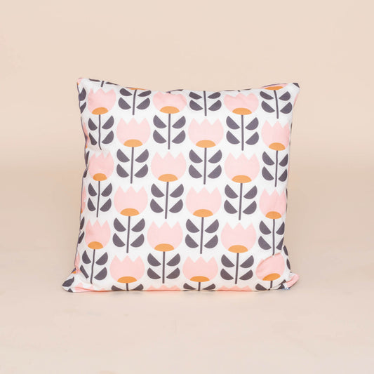 Lemonni Spring Tulip Vintage  18x18” Cushion Cover