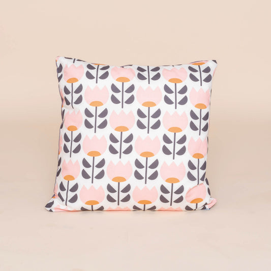 Lemonni Spring Tulip Vintage 18x18” Cushion Cover