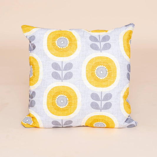 Ottomanbrim Midcentury Sunflowers Cushion Cover